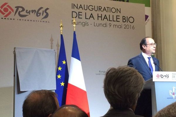 Une Halle Bio Inaugur E Rungis Par Fran Ois Hollande