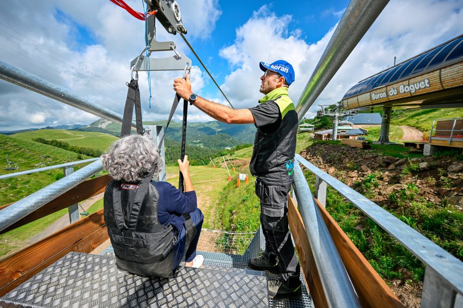 Dans le Cantal la tyrolienne du Lioran fermée jusqu à l automne