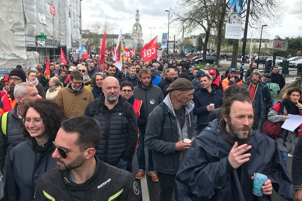 Manif du 13 avril 2023 contre la réforme des retraites, à Nantes