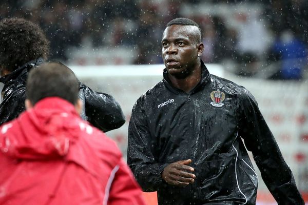 Balotelli lors du match contre Lyon le 14 octobre.