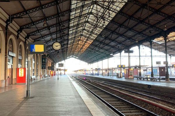 La gare Matabiau à Toulouse le 21 décembre 2019