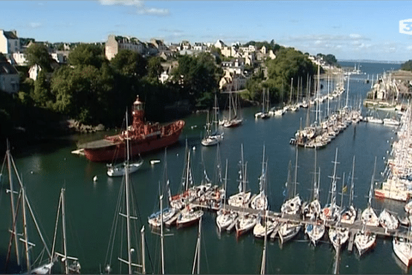 Les bateaux au Port Rhu à Douarnenez (29)