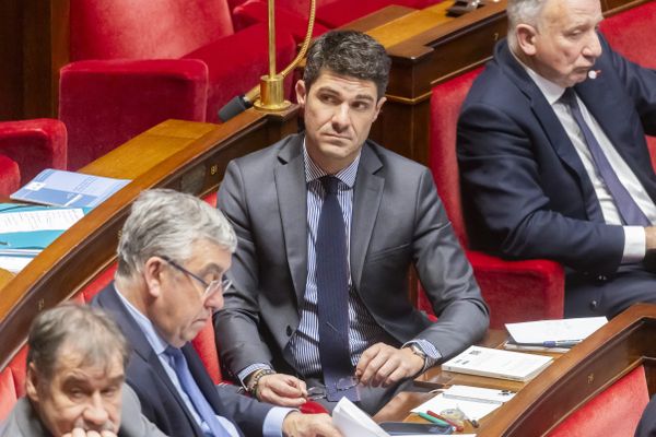 Aurélien Pradié député (LR) du Lot à l'Assemblée nationale.