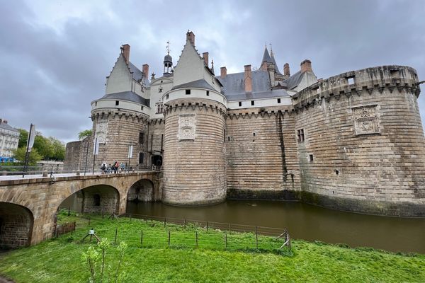 Le château des Ducs de Bretagne le jour du drame, jeudi 27 avril 2023.