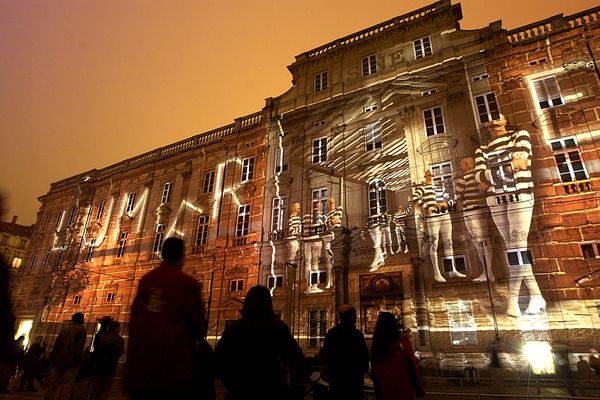 Fête des Lumières 2003 - Place des Terreaux.