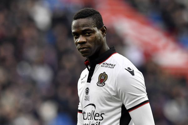 L'attaquant italien de Nice, Mario Balotelli.