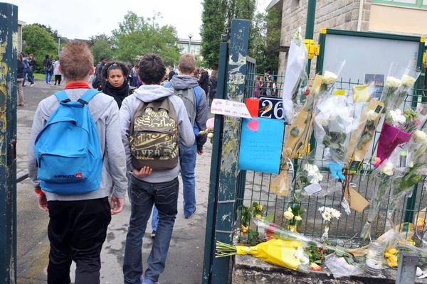 Le 25 juin 2012, vive émotion au collège de Cleunay à Rennes après la mort du jeune Kylian.