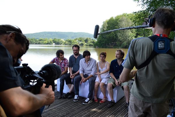 Le groupe Dionysos, sans Mathias Malzieu, retenu pour une autre interview.