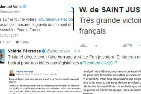 captures d'écran Twitter.