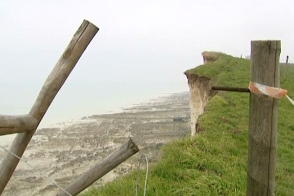 les falaises de Criel en danger 