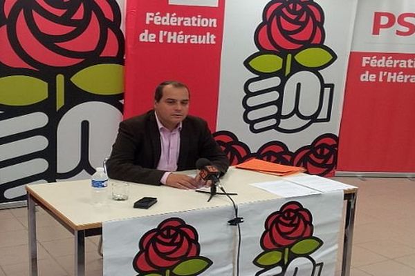 Montpellier - Hussein Bourgi, Secrétaire fédéral du PS de l'Hérault - 12 septembre 2013.