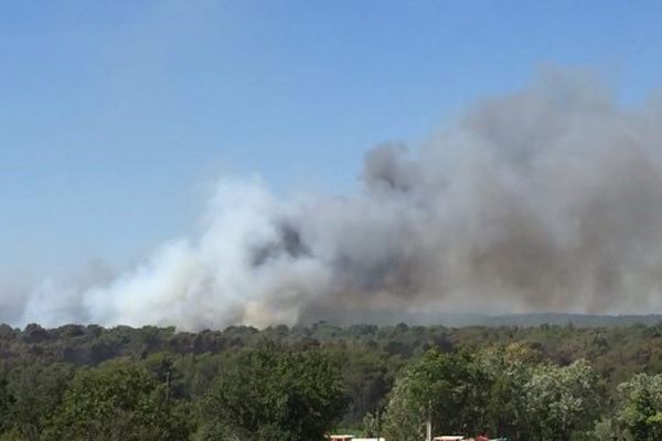 Le feu a repris cette après- midi