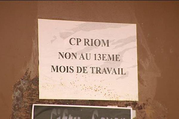 Jeudi 5 novembre, devant la maison d'arrêt la maison d'arrêt de Riom