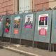 Les panneaux électoraux pour les élections européennes ont été installés devant la mairie d'Ajaccio.