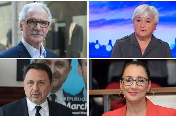 Didier Paris, Yolaine de Courson, Didier Martin et Fadila Khattabi, députés LREM de Côte-d'Or.