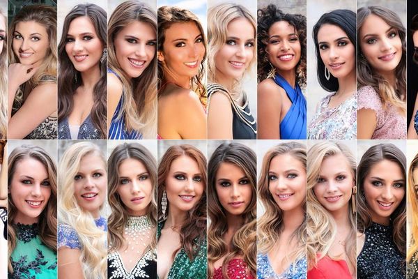 Les 19 candidates au titre de Miss Nord Pas-de-Calais 2018.