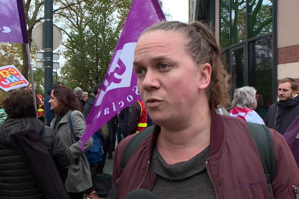 Pauline Salingue du syndicat CGT santé.