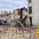 Une habitation de la rue des Capucins à Bourbonne-les-Bains (Haute-Marne) s'est effondrée samedi 11 janvier 2025.