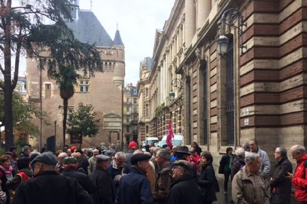 Les retraités toulousains manifestent eux aussi leur mécontentement ce mardi à Toulouse.