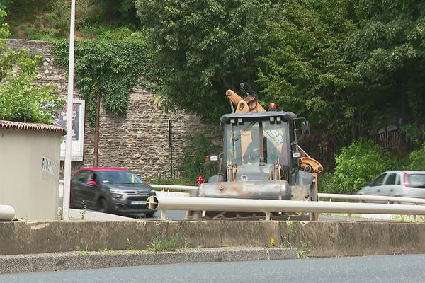 La montée de Choulans à Lyon dans le Rhône est emprunté quotidiennement par 25 000 véhicules.