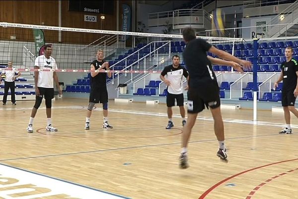 Le Rennes Volley à l'entrainement