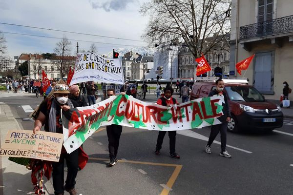 La manifestation est partie de la place de Verdun pour se finir à la maison de la culture de Grenoble.  