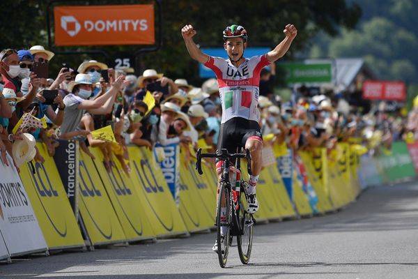 L'Italien Formolo franchit la ligne en vainqueur à Saint-Martin-de-Belleville (Savoie)