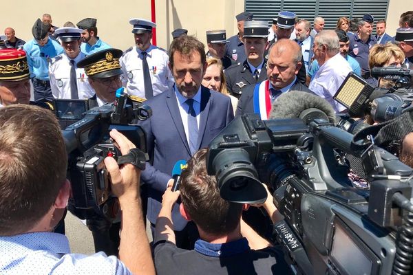 Vinassan (Aude) - Christophe Castaner inaugure la gendarmerie  - 17 juin 2019.