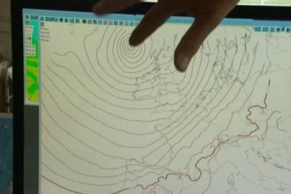 La dépression s'est installée en Picardie et surtout sur la côte Picarde