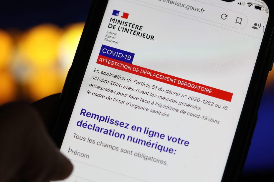 Courses Essentielles Prendre L Air L Attestation De Retour Pour Le Reconfinement