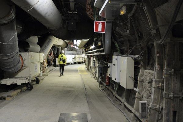 Au coeur du laboratoire souterrain de Bure (Meuse).