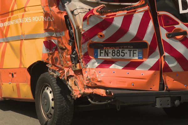 Un véhicule de la Diro accidenté