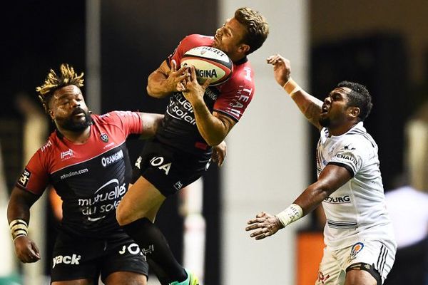 Vincent Clerc (RCT) en pleine action