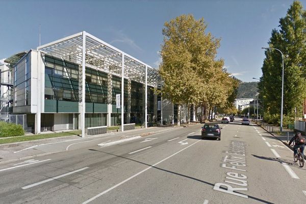 Le bâtiment Enedis, situé rue Félix Esclangon à Grenoble
