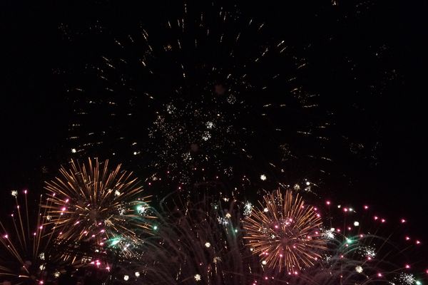 Nuits de Sologne - sept 2017 . Un spectacle pyrotechnique d'envergure.  