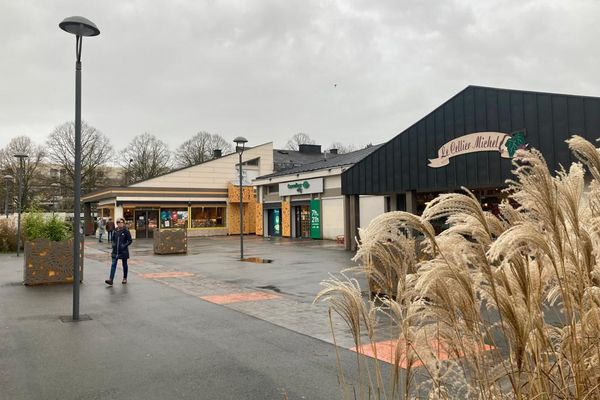 La place de la Bellangerais à Rennes où des coups de feu ont été tirés