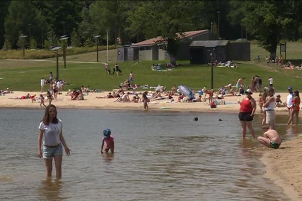 Premières baignades ce 24 juin 2018 dans les lacs du Limousin