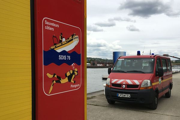 Pompiers en intervention en Seine