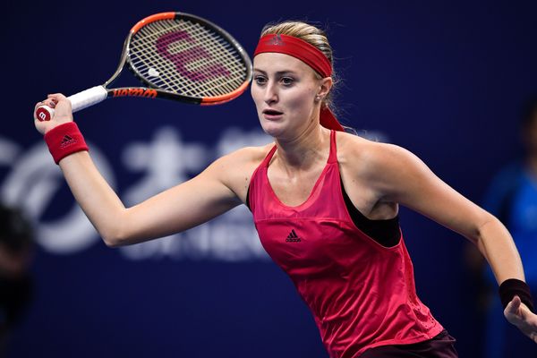 Kristina Mladenovic en janvier 2018