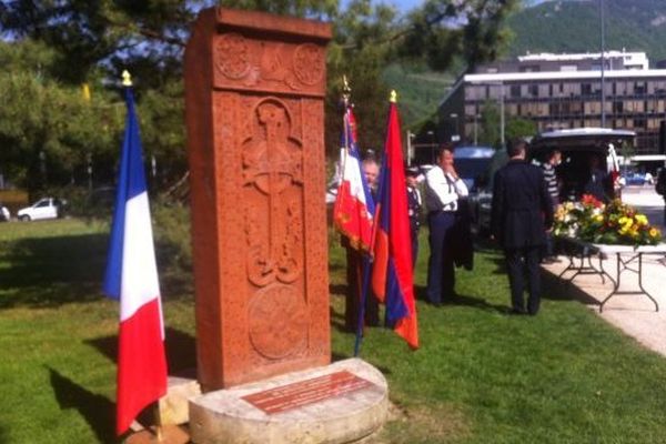 La stèle des Arméniens à Grenoble