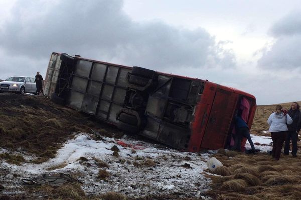 L'accident s'est produit près de la ville de Borgarnes, dans l'ouest du pays.