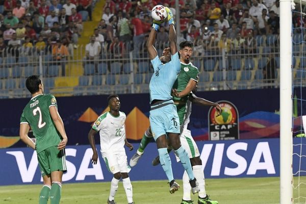 Edouard Mendy pendant la CAN avec l'équipe du Sénégal