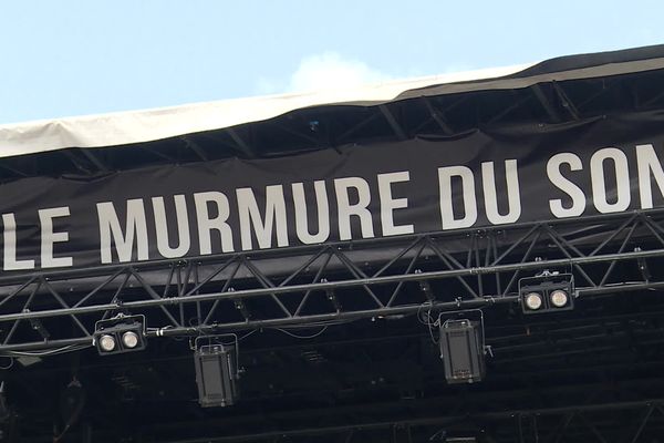 La grande scène du festival "le Murmure du Son" à Eu (76)