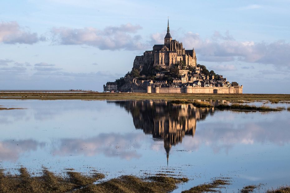 Départ à 6 h du matin jeudi pour Stéphane Ruel, depuis le barrage du Couesnon. Arrivée prévue le 14 juillet sous le porche d'entrée du Mont-Saint-Michel.