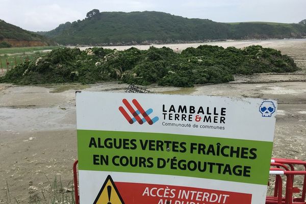 Plage de Saint-Maurice Morieux fermée