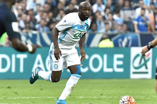 Le joueur de l'OM Lassana Diarra, lors d'un match PSG-OM, en mai 2016.