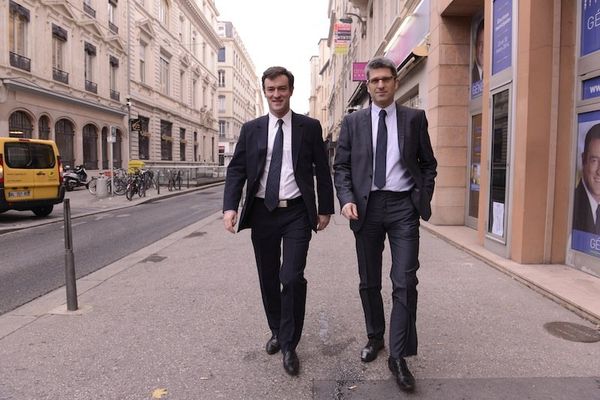 Michel Havard (UMP) et Christophe Geourjon (UDI) ont fini par s'entendre sur des listes communes aux municipales de Lyon   