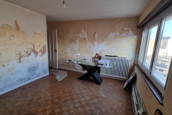 Photographie de l'un des appartements occupés illégalement au cœur de la résidence du Clos Greffier, à Annemasse, en Haute-Savoie.