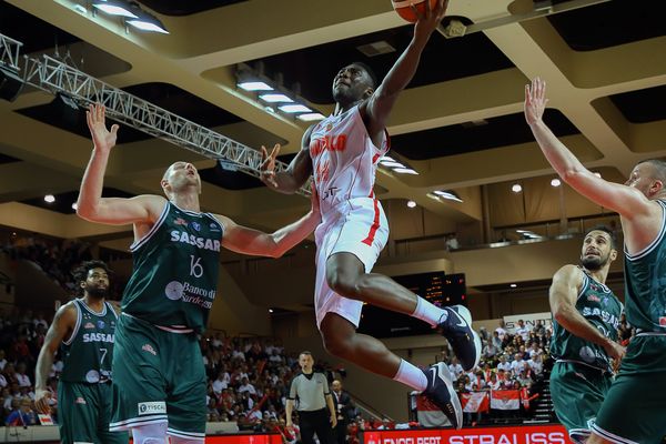 En basket, l'AS Monaco a battu les Italiens de Sassari (73-62), le 22 mars en principauté