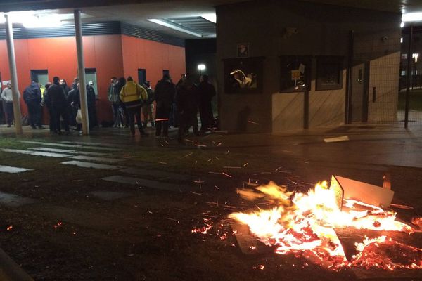 Le centre pénitentiaire de Condé-sur-Sarthe ce jeudi 18 janvier au matin